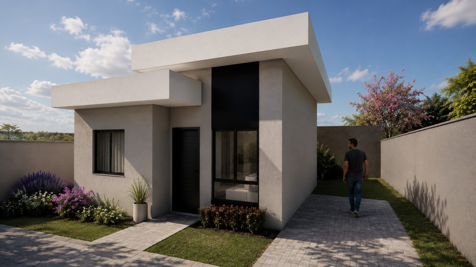 Casa em condomínio no Uberaba | 2 dormitórios (1 suíte) | Quintal privativo | A partir de R$ 368.000,00