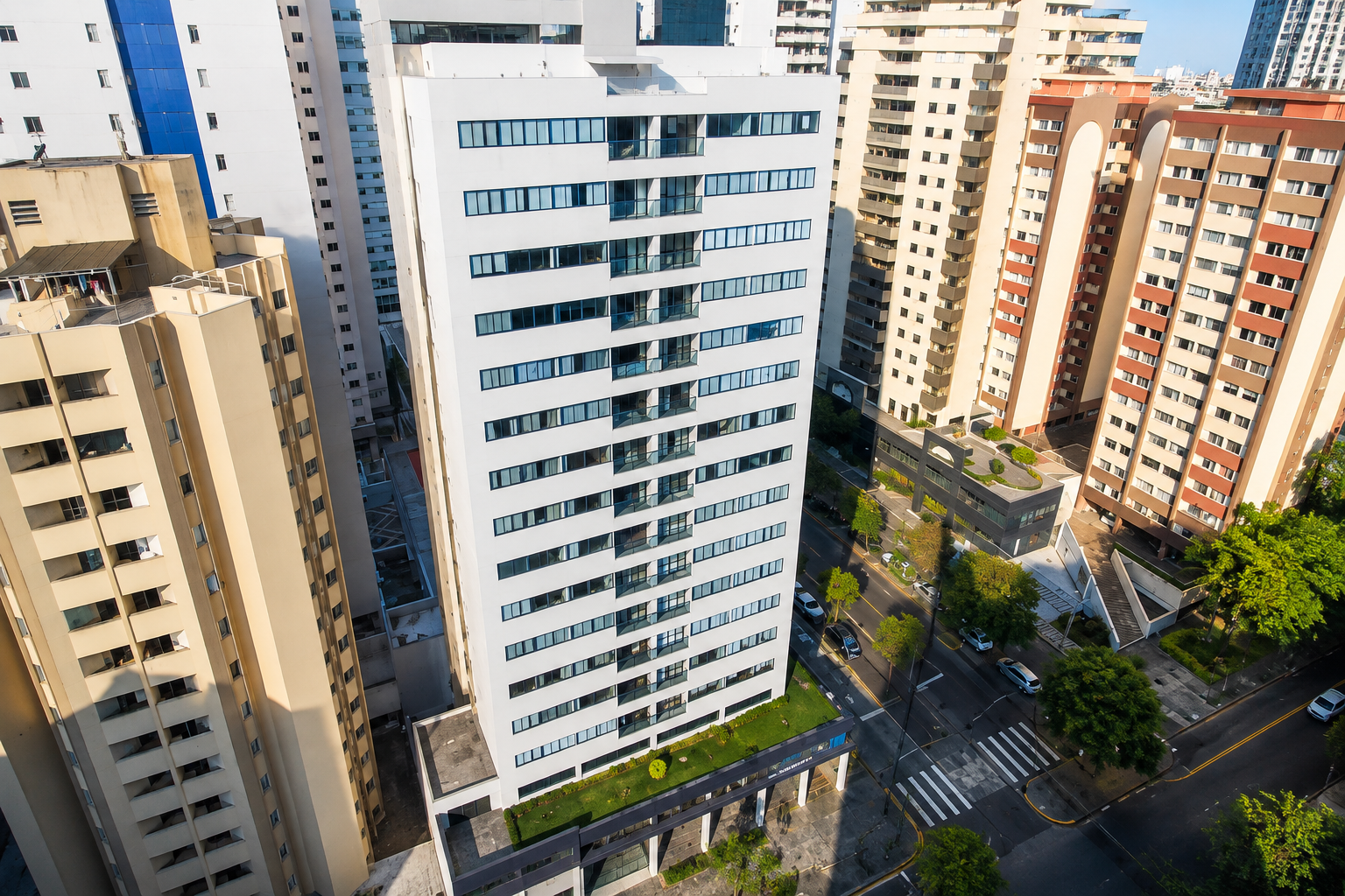Lindo apartamento no Champagnat Residences — MOBILIADO E DECORADO- 1 dormitório no 19º andar- R$470.000