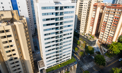 Lindo apartamento no Champagnat Residences — MOBILIADO E DECORADO- 1 dormitório no 19º andar- R$470.000